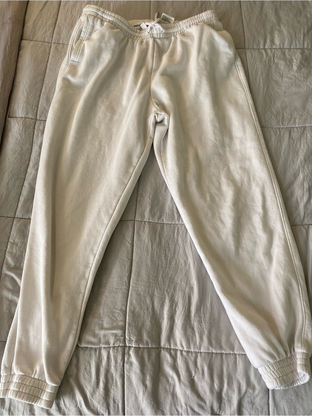 Divided Cream Men's Jogger Sweatpants